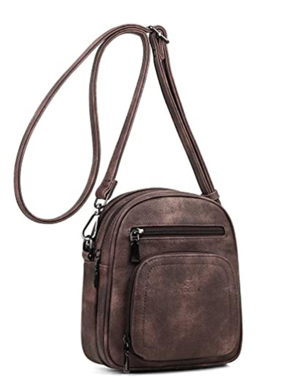 Small Leather Crossbody Phone Purse Women Mini Shoulder Bag Wallet Organizer